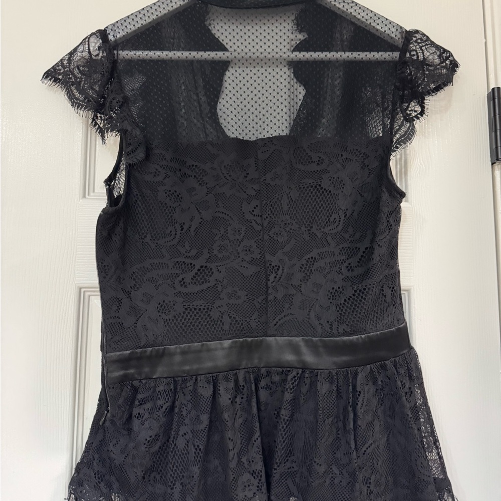 Bebè Black Lace Top